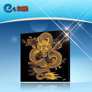 尔雅数字油画 diy  风景客厅卧室装饰画 彩金炫金 舞动中国