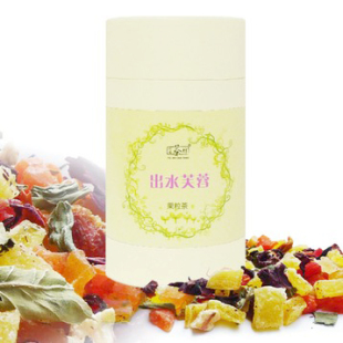  羽安茶坊{出水芙蓉}水果茶 果粒茶 滋润养颜 160克/罐
