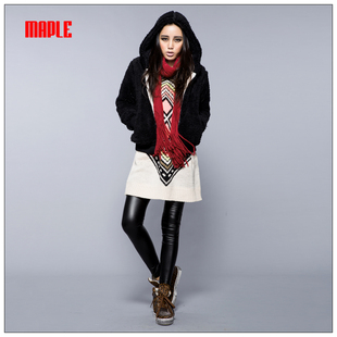  年秋冬時尚女裝香港品牌MAPLE正品新款女式打底裤 - 726091