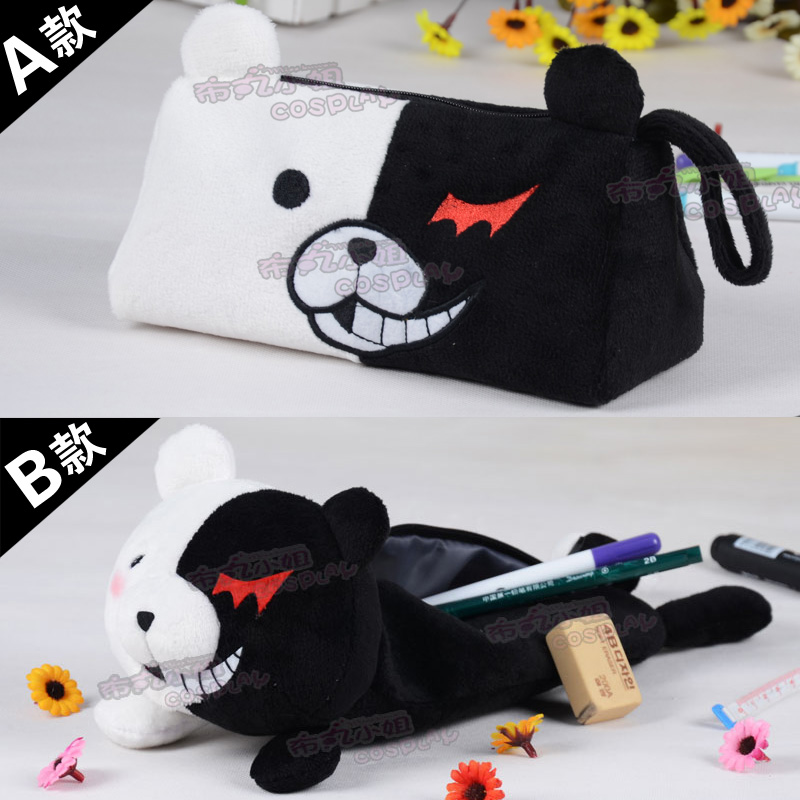 Miss projectile comic periphery Black Bear Plush cos Pencil bag Stationery bags Cosmetic coin pursein the Play mode/Anime/Periphery/cos/Board games , Cartoon/Animation around , Anime cards/Pendant/Stationery category - from Buy2taobao.com to provide professional Taobao agent buy service