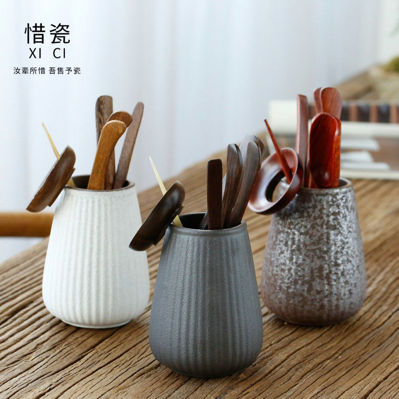 Kungfu Online Tea Accessories ceramics Tea ceremony Gentleman Teaspoon tea clip Ebony Pear Wenge Tea ceremony suitin the Tableware , Tea set , Tea/With zero category - from Buy2taobao.com to provide professional Taobao agent buy service