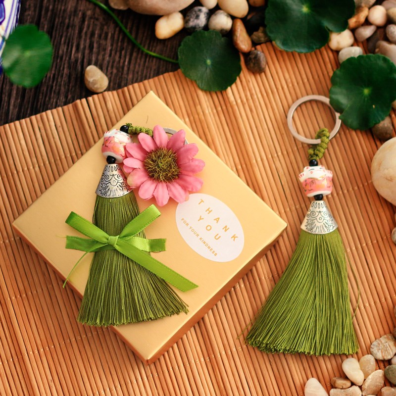 2019新年礼物流苏钥匙扣环圈礼盒装端午节礼品活动用品|msdalam kategori bekalan perayaan/hadiah, Hadiah kreatif, rantai kunci - dari Buy2taobao.com untuk memberikan perkhidmatan ejen Taobao profesional membeli