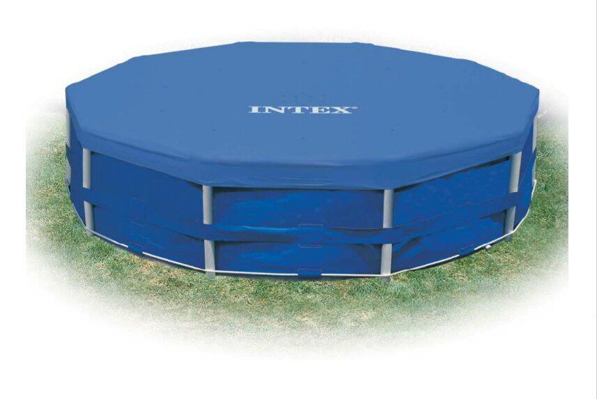 INTEX original 58,411 swimming pool cover pool cover dust cap diameter 3.66-meter paddling pool cover