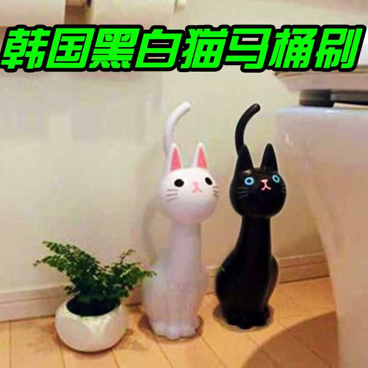the republic of korea Imported quality goods Black Cat Cartoon cat modelling TOILET originality Cleaning brush Toilet brush Toilet brush goods in stockin the Family/Personal Cleaning Tools , Sanitary appliances/Bathroom accessories , Toilet/Toilet brush category - from Buy2taobao.com to provide professional Taobao agent buy service