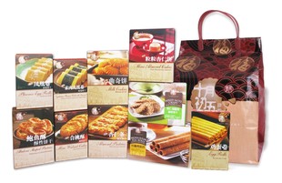  包邮 澳门零食特产饼干 十月初五豪华礼袋 送礼首选10大盒装1726g