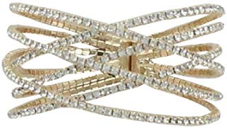 DL001 6-Strand Criss-Cross Gold Tone Bracelet CZDL001 Sixin the Accessories/Fashion Jewelry, Other Jewelry category - from Buy2taobao.com to provide professional Taobao agent buy service