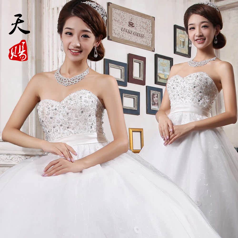 2012新款韩版婚纱优雅甜美公主婚纱齐地抹胸婚纱甜美性感婚纱绑带 2012新款韩版婚纱优雅甜美公主婚纱齐地抹胸婚纱甜美性感婚纱绑带