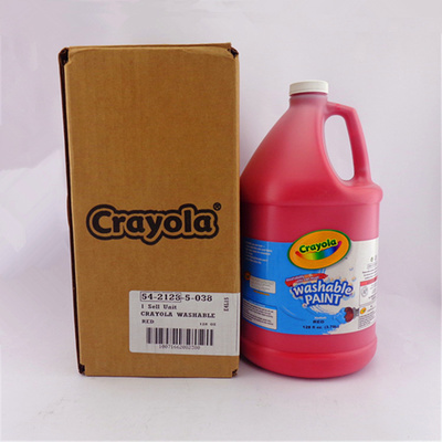 American painted children music crayola children painting Gallon child Washable Pigment 54-2128 gulesin the Toy/Childs/Puzzle/Building block/Model , Painting Supplies , Pigment category - from Buy2taobao.com to provide professional Taobao agent buy service