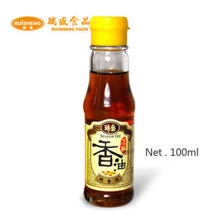  瑞盛香油100ml调味品调味油100%纯芝麻无添加 绿色清真食品批发