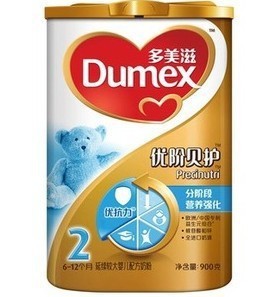  Dumex/多美滋2段1000克婴儿奶粉 新包装优阶 6-12个月宝宝奶粉