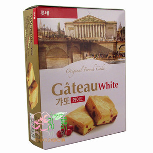  韩国进口 乐天lotte 樱桃蛋糕蛋黄派120g(205g) 酸甜松软 限时791