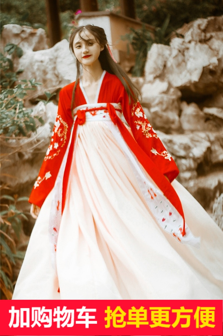交颈公主风古服素材模特裹胸cos改良汉服女夏长裙新式软妹姐妹装L在类目 女装/女士精品, 唐装/民族服装/舞台服装, 民族服装/舞台装中 - 来自Buy2taobao.com提供专业的淘宝代购服务