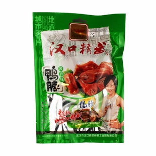  【天猫超市】武汉特产汉口精武酱香味休闲鸭脖48g