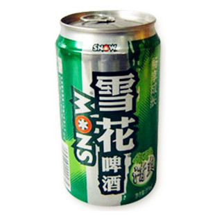  【天猫超市】 雪花8度清爽啤酒330ML/罐