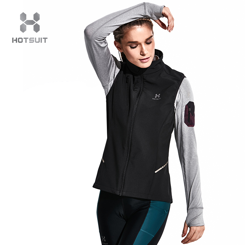 U.S. Genuine HOTSUIT run Vest Spring and autumn season Collar cardigan outdoors leisure time motion Vest Self cultivationin the Sportswear/Casual Clothing , Sports vest , Single vest category - from Buy2taobao.com to provide professional Taobao agent buy service