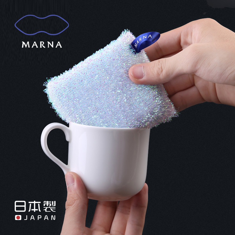 MARNA日本进口厨房清洁去污海绵擦家用刷锅洗碗布百洁布彩丝海绵|ruв категории семья/личные чистящие средства, домашнюю работу/слово уборка посуды, губка - от Buy2taobao.com для оказания профессиональной услуги покупки агента Taobao