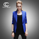 COCO BELLA 2013春季新品欧美范宝蓝色基本款长袖外套小西装CT3 COCO BELLA 2013春季新品欧美范宝蓝色基本款长袖外套小西装CT3