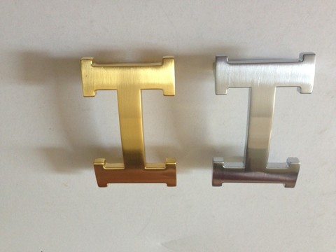 正品皮带扣 平滑扣合金扣配件 金色银色皮带头