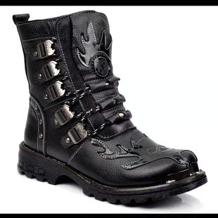  新品潮流男靴 真皮皮靴高帮靴 男式军靴马靴短靴牛仔靴子秒杀