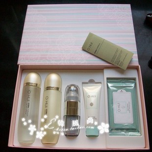  零批同价㊣ohui欧蕙水分修护牛奶/清爽水乳两件套装(二选一)