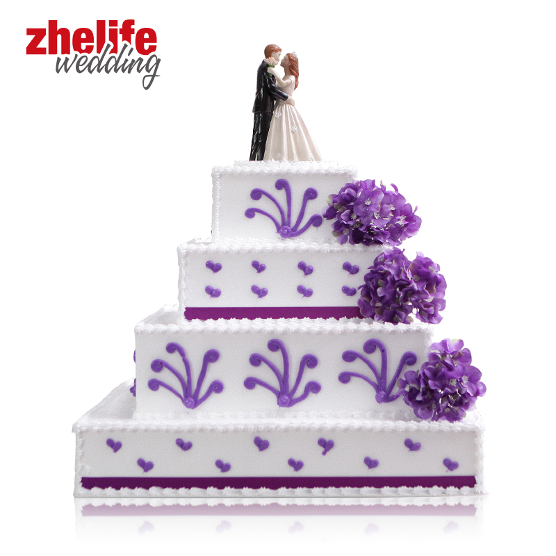 婚庆婚礼仿真道具用品公仔硅塑胶半全灯不带灯四层蛋糕塔模型定制 婚庆婚礼仿真道具用品公仔硅塑胶半全灯不带灯四层蛋糕塔模型定制