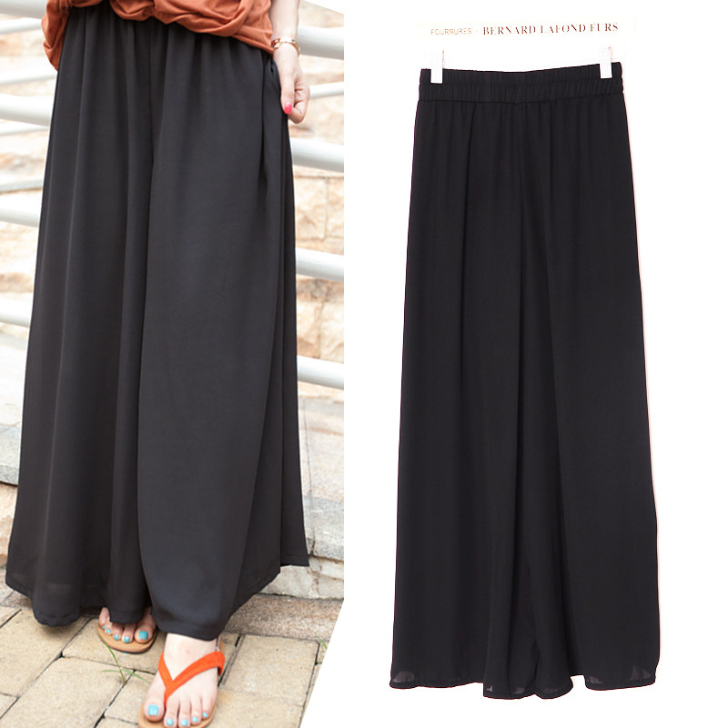 【雪纺<em>裙裤</em>高腰阔腿裤排行榜】,雪纺<em>裙裤</em>高腰