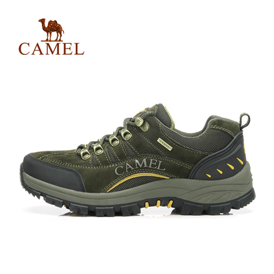 【聚】骆驼徒步鞋 男低帮透气户外鞋男 防滑登山鞋旅游运动徒步鞋