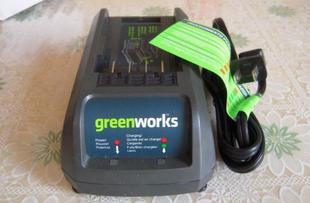 全新原盒原装greenwork 电动工具锂电充电器 