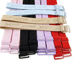 <em>文胸肩带</em>防滑<em>胸罩</em>带子 布艺糖果<em>色肩带</em>内衣带
