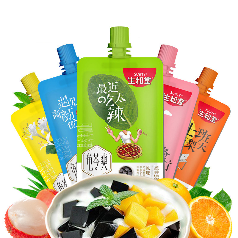 生和堂 可吸龟苓膏253g*8袋 金银花原味秋梨蜂蜜果冻布丁正甜品宗在类目 零食/坚果/特产, 糖果零食/果冻/布丁, 果冻/布丁中 - 来自Buy2taobao.com提供专业的淘宝代购服务