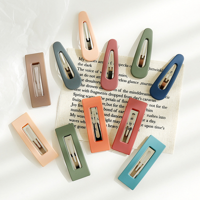 2个包邮 ins磨砂彩色bb夹发夹韩国简约百搭刘海夹边夹发饰头饰品