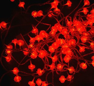  全铜 防水LED灯串/节日灯/圣诞彩灯/庭院 生日 酒吧装饰灯 小灯笼