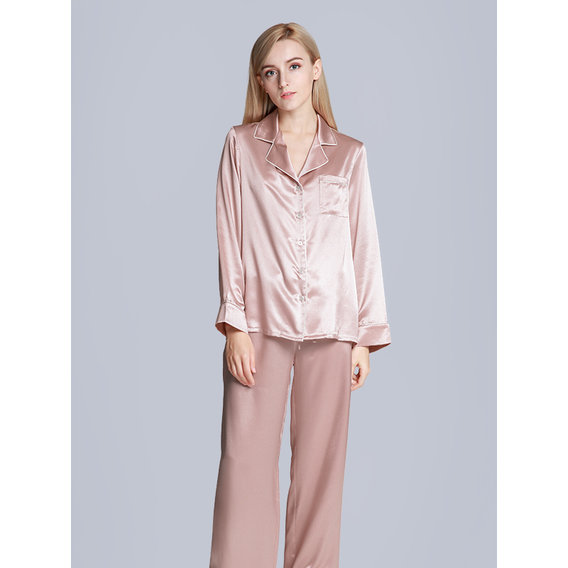 Bella according yarn BOWEINA Real silk Pajamas women Two piece set 100% mulberry silk Home Furnishings Can embroidery Giftsin the Bedclothes , Other category - from Buy2taobao.com to provide professional Taobao agent buy service
