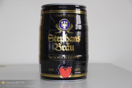 进口德国啤酒 斯蒂芬布朗黑啤 5升桶装 整箱优