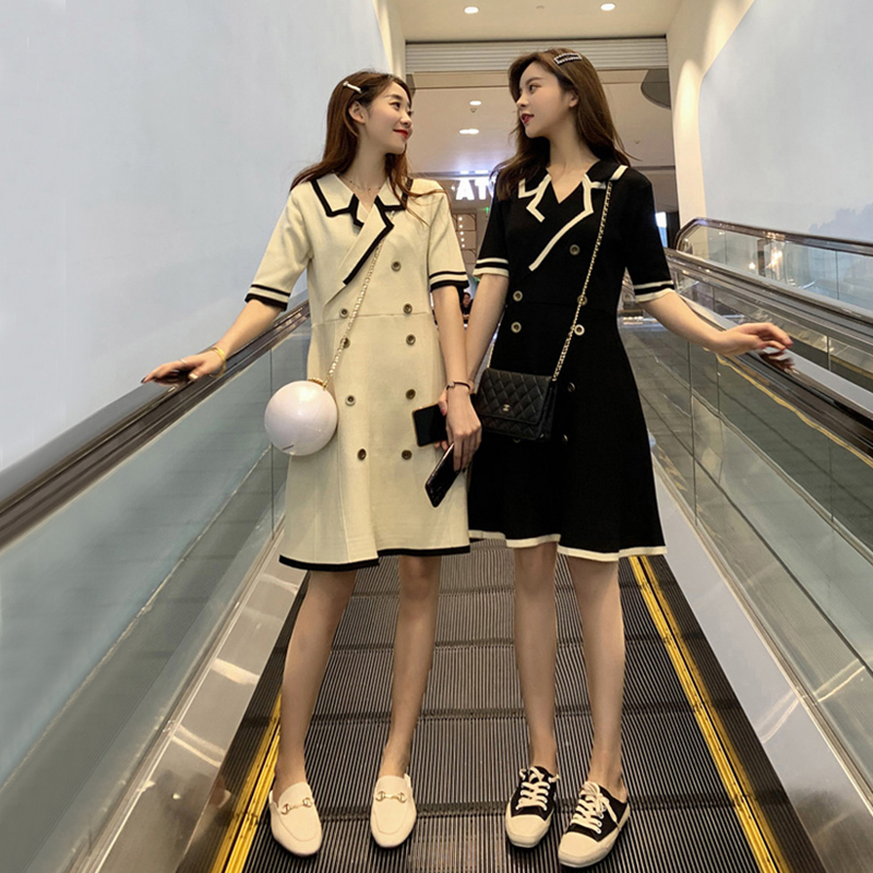 连衣裙子2019新款夏网红抖音套装收腰显瘦气质女士小香风港风学生|ruв категории Женская одежда, платье - от Buy2taobao.com для оказания профессиональной услуги покупки агента Taobao