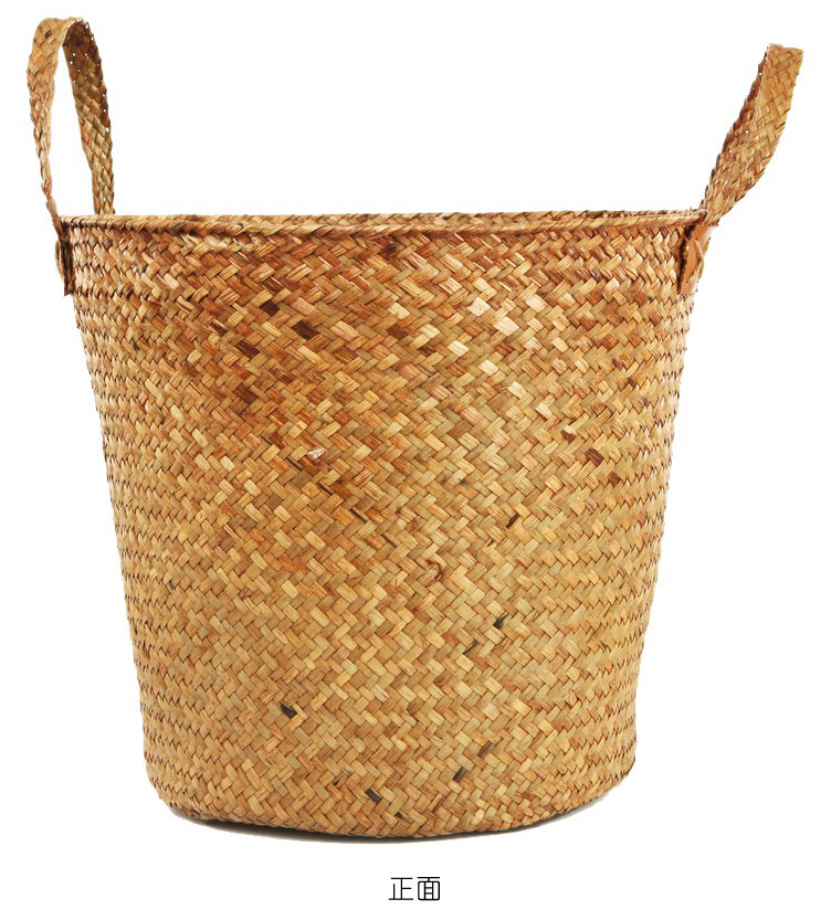 zakka Countryside Straw Laundry basket Dirty clothes Storage basket Storage bucket Straw crafts Furniture Accessoriesin the Storage consolidation , Home Storage appliances , Storage bucket , Laundry Bin category - from Buy2taobao.com to provide professional Taobao agent buy service
