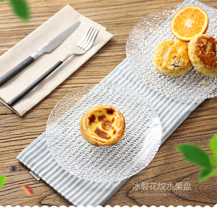 创意西餐盘玻璃盘子 牛排餐盘 家用 平盘甜点心盘 水果盘玻璃|ruв категории посуда, посуда, фрукты бассейна/компот/корзина - от Buy2taobao.com для оказания профессиональной услуги покупки агента Taobao