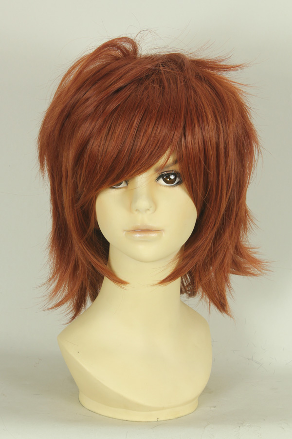 漫美假发 原创动画K 八田<em>美咲misaki</em> 橘色反翘