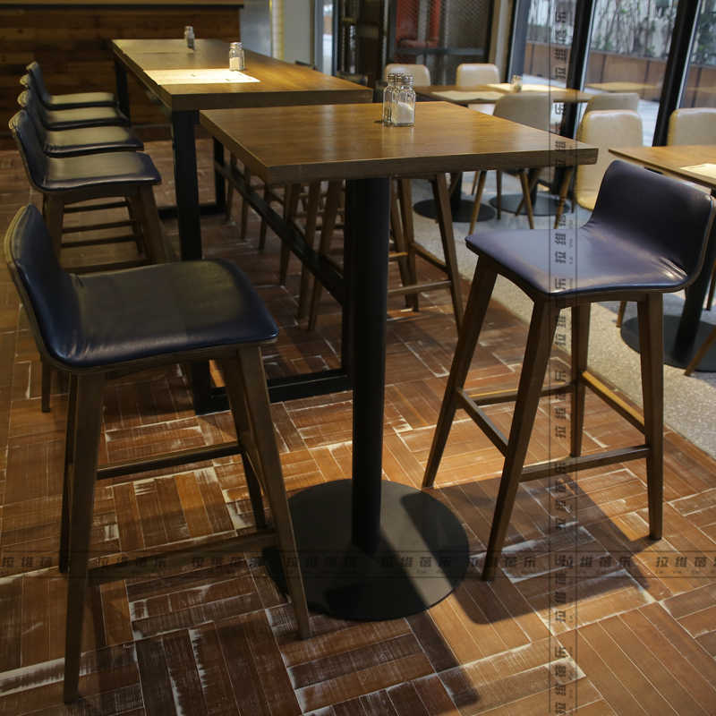 Simplicity modern Western Restaurant solid wood The bar chair Salad shop bar chair Dessert Bar chair Customizedin the Business/Office Furniture , Entertainment/Bar/KTV Furniture , Bar Stools category - from Buy2taobao.com to provide professional Taobao agent buy service