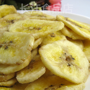  菲律宾进口 香蕉片 香蕉干 口感酥脆 250g称重