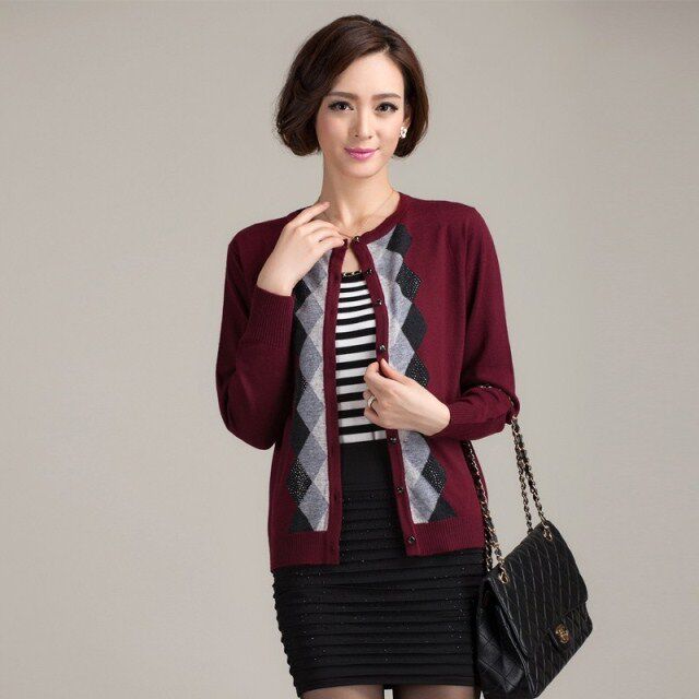 包邮秋冬装新款<em>中老年人</em>开衫<em>外套</em> 妈妈装宽松