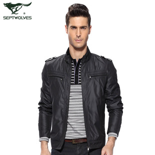  【春装新品439】七匹狼夹克 正品茄克衫 春款男装外套jacket 1630