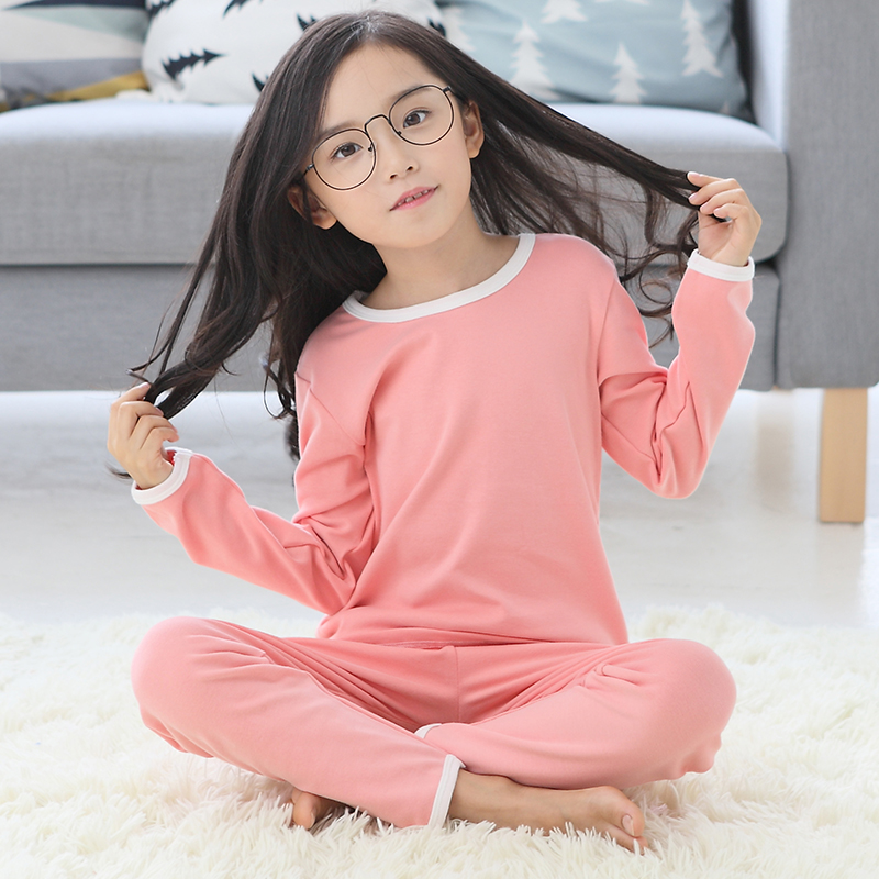 女童秋衣秋褲套裝加厚秋冬兒童保暖內衣純色棉小孩睡衣打底家居服在類目 童裝/嬰兒裝/親子裝, 兒童內衣褲, 內衣套裝中 - 來自Buy2taobao.com提供專業的淘寶代購服務