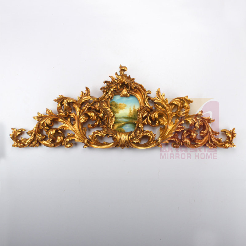 Europe and America decorate Wall hanging Wall decoration Wall hangings Retro Carved Bedside Door head decoration Coloured drawing Pendants Pendant 132*50cmin the Home accessories , Mural category - from Buy2taobao.com to provide professional Taobao agent buy service