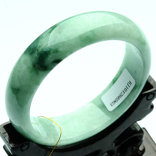  荔尚 正品 缅甸玉器 a货天然翡翠手镯 玉镯子 女士 玉手镯 带证书