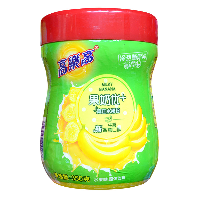 发新包装 高乐高 果奶优+固体饮料 香蕉水果口味冲饮饮品350g|ruв категории кофе/хлопья/напиток, арроурут/хлопья/Чонг напитки, какао/шоколадный напиток - от Buy2taobao.com для оказания профессиональной услуги покупки агента Taobao