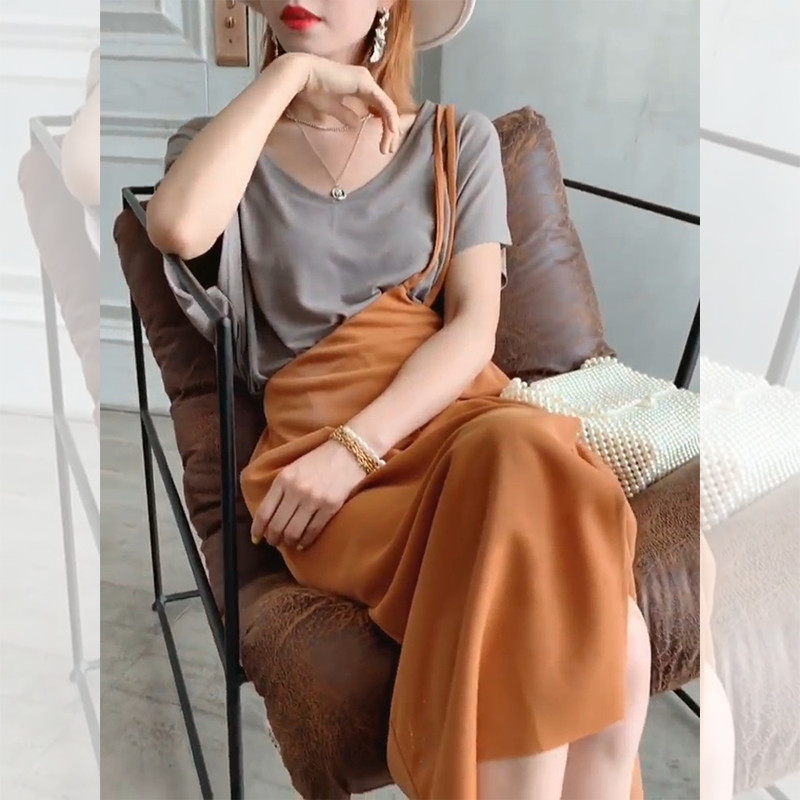 周熹範半身裙女2019新款中長款適合胯大腿粗的裙子高腰半身長裙子在類目 女裝/女士精品, 半身裙中 - 來自Buy2taobao.com提供專業的淘寶代購服務