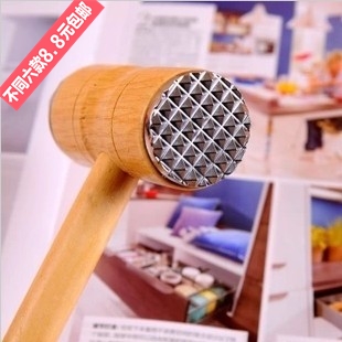Double head Wooden handle Meat hammer Steak hammer Loose meat hammer Meat hammer Knock meat hammer Meat hammer kitchen originality Suppliesin the Kitchen/Cooking utensils , Kitchen Gadgets/Kitchen storage , Knock meat hammer category - from Buy2taobao.com to provide professional Taobao agent buy service