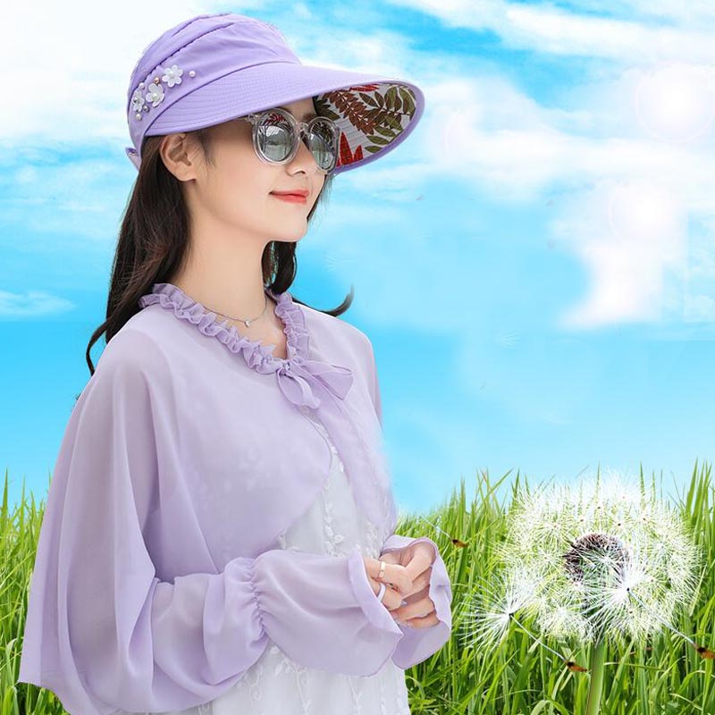 防晒衣女夏季骑车披肩遮阳防风透气口罩时尚百搭大檐空顶鸭舌帽子|msdalam kategori Aksesori/Belt kulit/Hat/Muffler, Muffler/sarung tangan/kit Hat, Tiga keping - dari Buy2taobao.com untuk memberikan perkhidmatan ejen Taobao profesional membeli