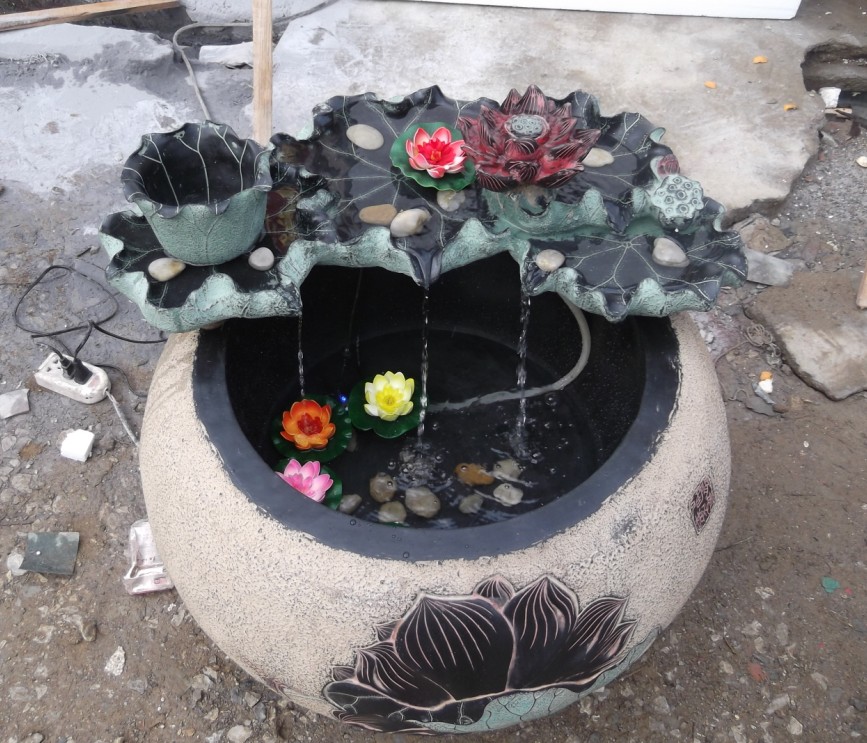流水喷泉工艺摆设 招财风水池落地鱼缸水景摆件荷欢大在类目 商业/办公家具, 城市家具, 美化丰富空间设施, 喷泉中 - 来自Buy2taobao.com提供专业的淘宝代购服务